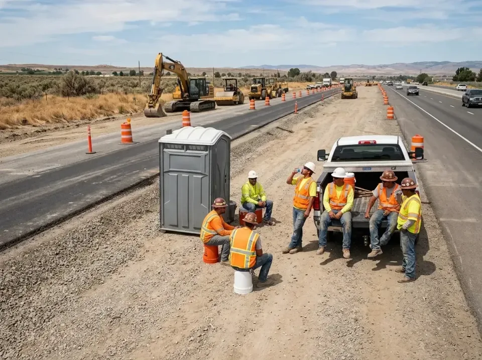 highway-road-construction-crew-007 — frequently asked questions, Porta Potty and Restroom Rentals in Warsaw, MO
